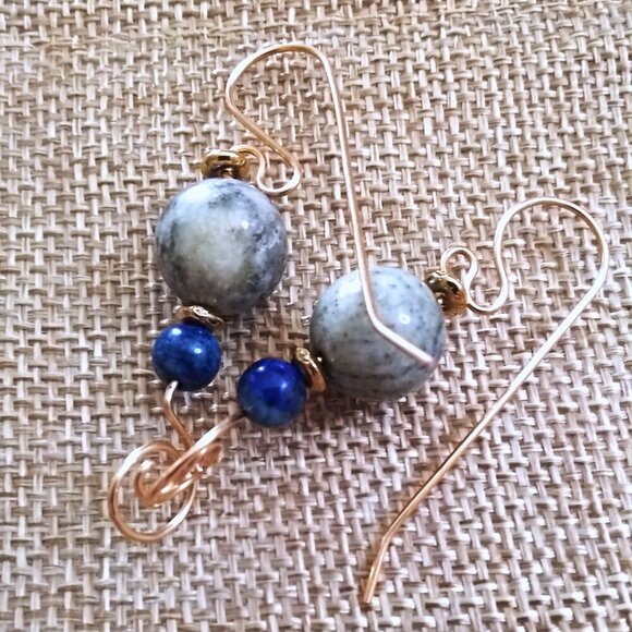 #LapisLazuliLove ~ Instagram Ready! Uniquely Handmade and One-of-a-kind Earrings - Picture 7 of 11